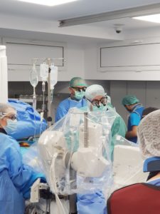 Pacienta tratata de stenoza aortica prin procedura TAVI Transapical - Sanador 2